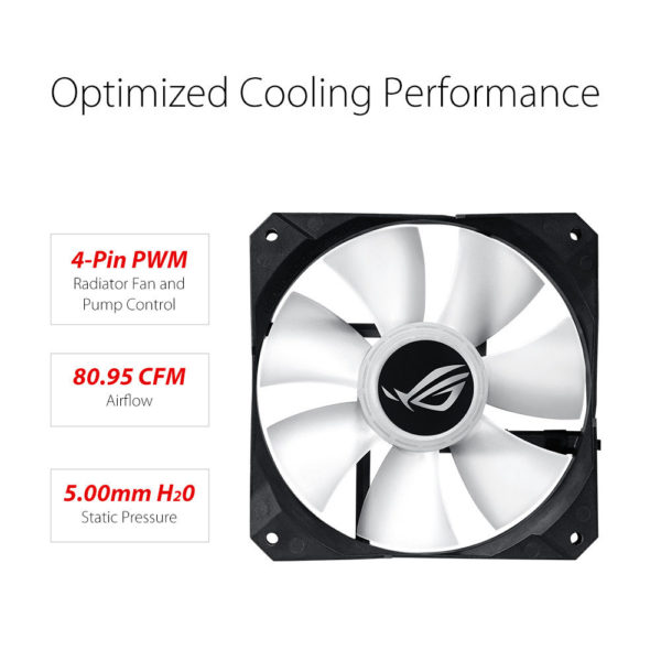 ASUS ROG Strix LC 240 RGB All-in-One Liquid CPU Cooler - Image 2