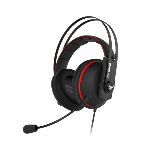 ASUS TUF GAMING H7 CORE PC and PS5 Gaming Headset - Red