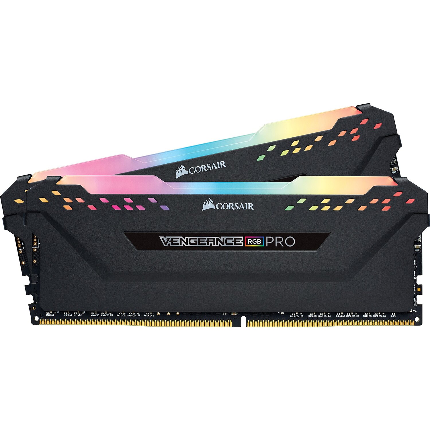 Corsair VENGEANCE® RGB PRO 16GB (2 x 8GB) DDR4 DRAM 3600MHz C18 Memory Kit  — Black - IT Products