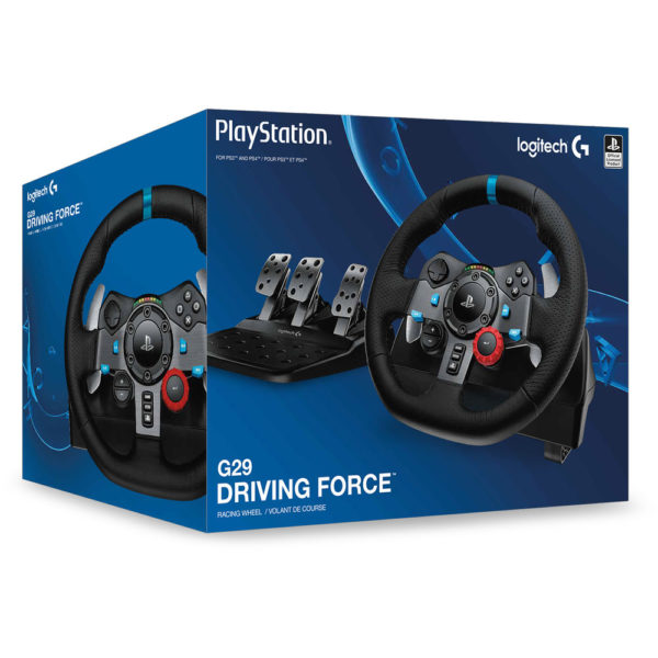 Logitech G29 Driving Force Race Wheel + Logitech G Driving Force