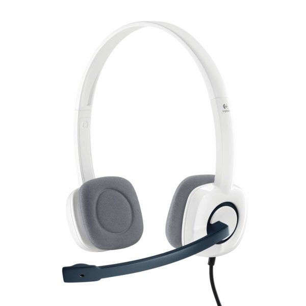 Logitech H150 Stereo Headset with Noise-Cancelling Mic - (White)