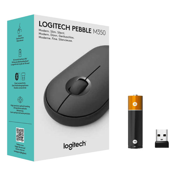 Logitech Pebble M350 Graphite 3