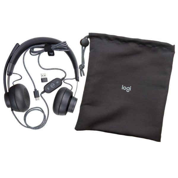 Logitech Zone Wired Headset with Noise Canceling Mic - Image 4