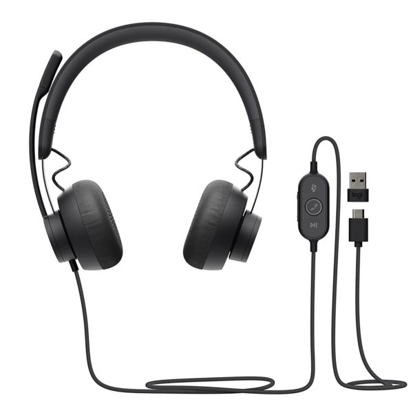 Logitech Zone Wired Headset with Noise Canceling Mic