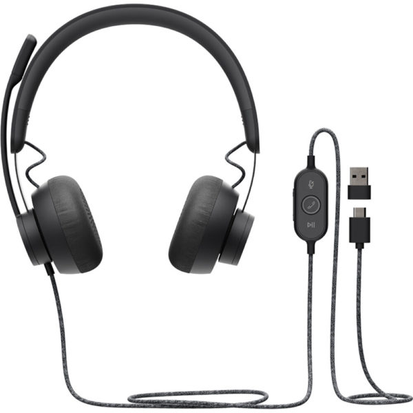 Logitech Zone Wired On-Ear Headset (UC)