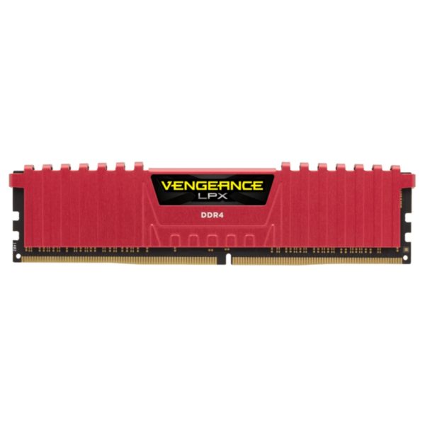 Corsair VENGEANCE® LPX 8GB (1 x 8GB) DDR4 DRAM 2666MHz C16 Memory Kit - Red - Image 3