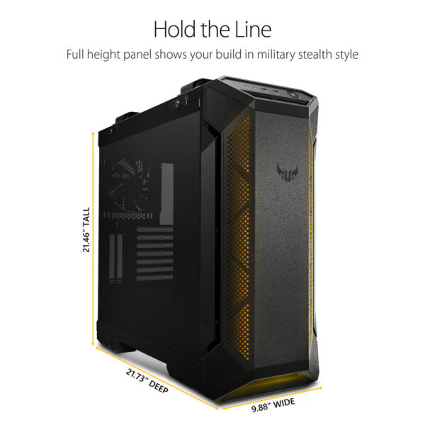 ASUS TUF Gaming GT501 Mid-Tower Computer Case (Gray) - Image 2