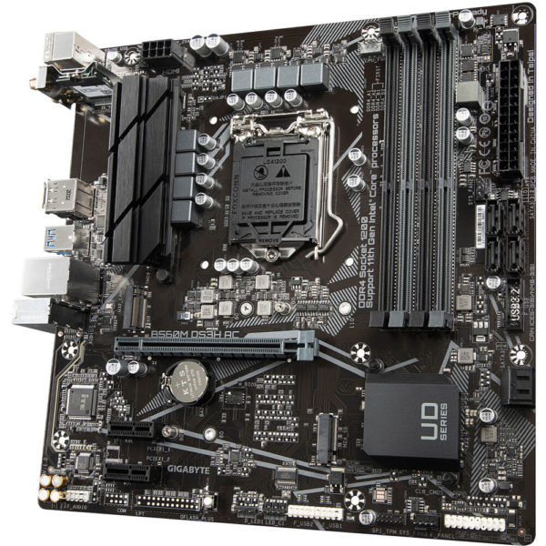 Gigabyte B560M DS3H AC LGA 1200 Micro-ATX Motherboard - Image 4