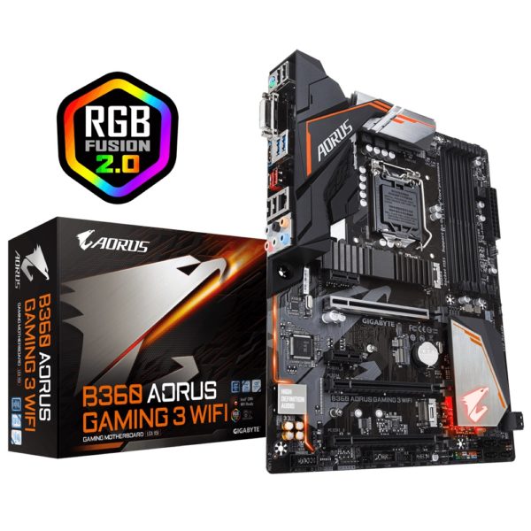 Gigabyte B360 AORUS GAMING 3 (WIFI) ATX Motherboard