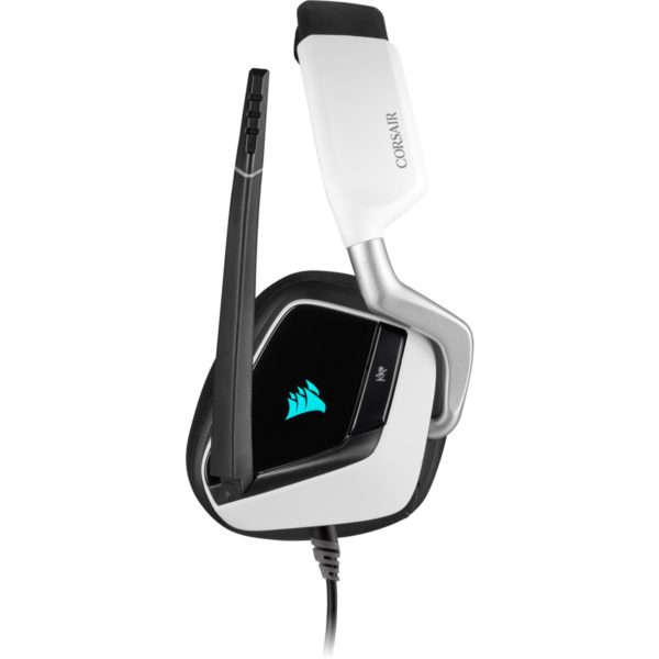 Corsair VOID RGB ELITE USB Premium Gaming Headset with 7.1 Surround Sound — White (AP) - Image 3