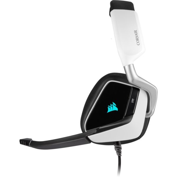 Corsair VOID RGB ELITE USB Premium Gaming Headset with 7.1 Surround Sound — White (AP) - Image 4