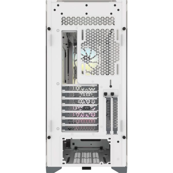 Corsair iCUE 5000X RGB Tempered Glass Mid-Tower ATX PC Smart Case — White - Image 15