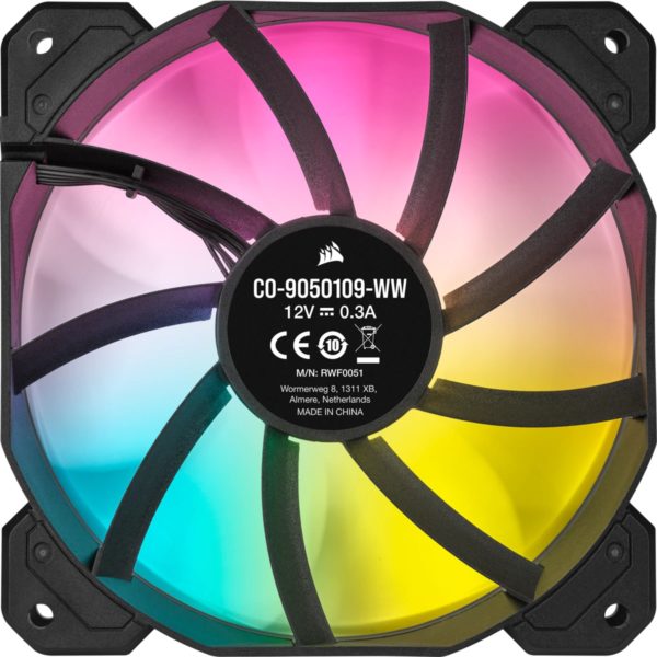 Corsair iCUE SP120 RGB ELITE Performance 120mm PWM Fan — Triple Pack with Lighting Node CORE - Image 5