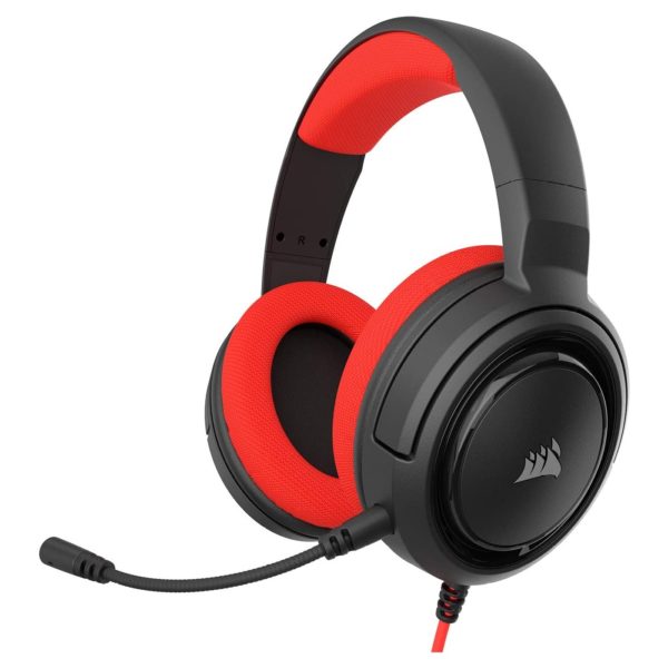 Corsair HS35 Stereo Gaming Headset — Red - Image 3