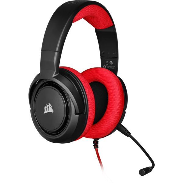 Corsair HS35 Stereo Gaming Headset — Red