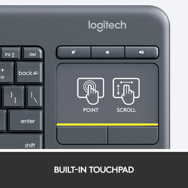 Logitech K400 Plus Wireless Touch Keyboard - Image 5