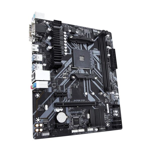 Gigabyte B450M S2H DDR4 Ultra Durable Micro-ATX Motherboard - Image 2