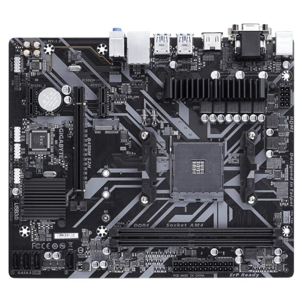 Gigabyte B450M S2H DDR4 Ultra Durable Micro-ATX Motherboard - Image 3