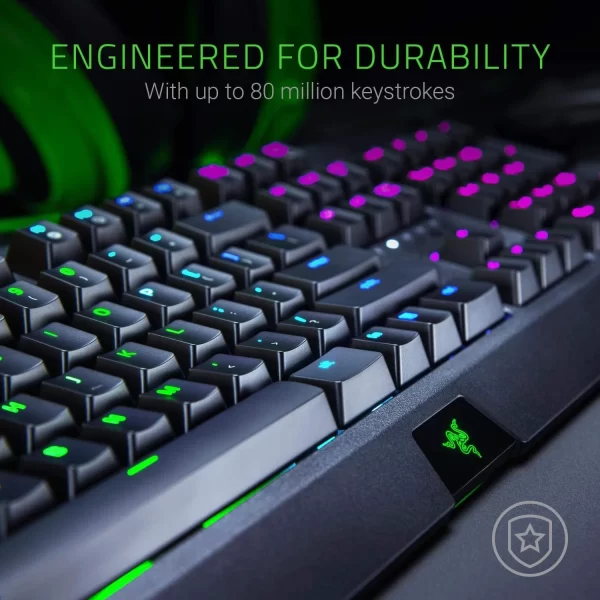 Razer BlackWidow Mechanical Gaming Keyboard: Green Mechanical Switches - Tactile & Clicky - Image 5