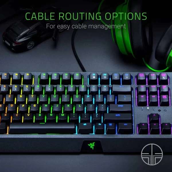 Razer BlackWidow Mechanical Gaming Keyboard: Green Mechanical Switches - Tactile & Clicky - Image 6