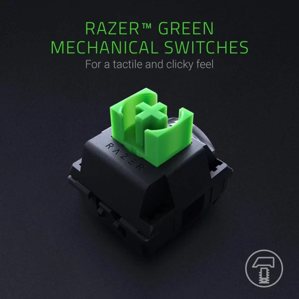 Razer BlackWidow Mechanical Gaming Keyboard: Green Mechanical Switches - Tactile & Clicky - Image 7