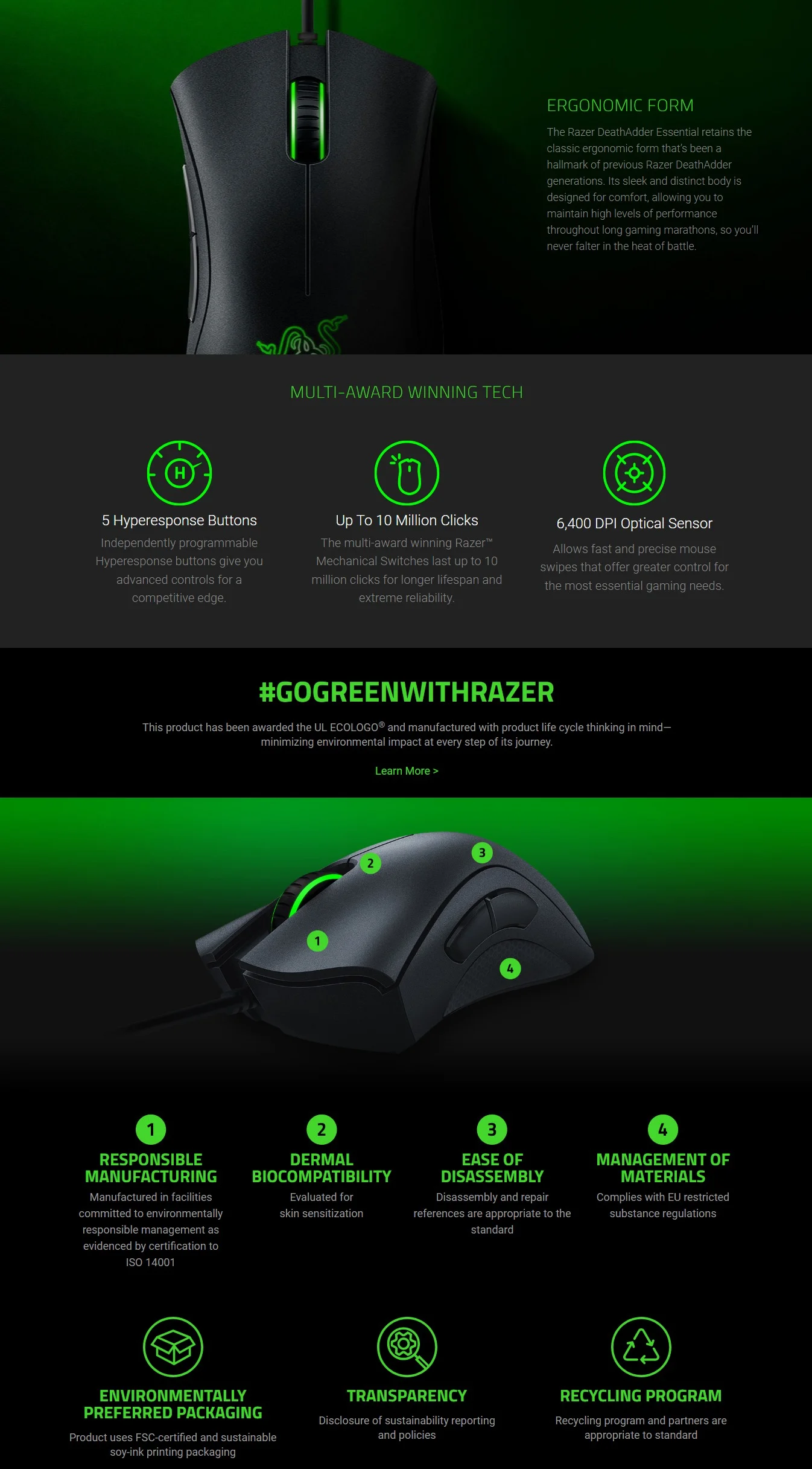 RAZER DEATHADDER ESSENTIAL 4