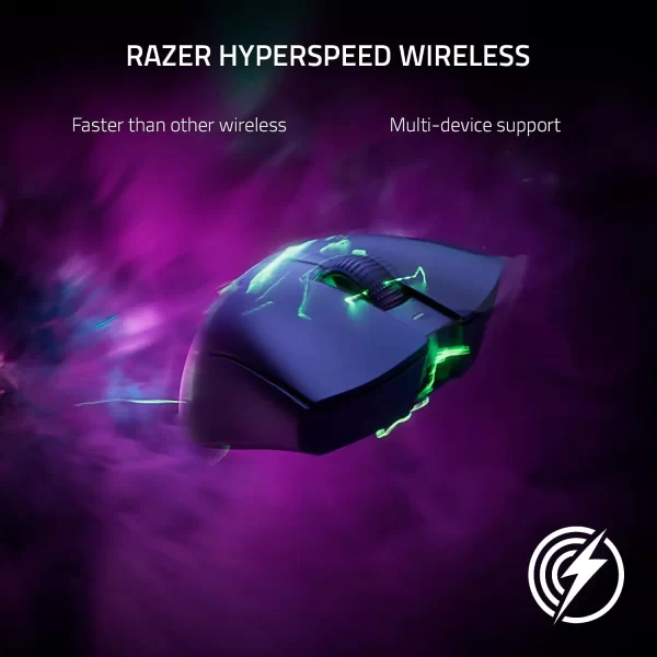 Razer DeathAdder V3 Pro Ultra-lightweight Wireless Ergonomic Esports Mouse - Black - Image 9