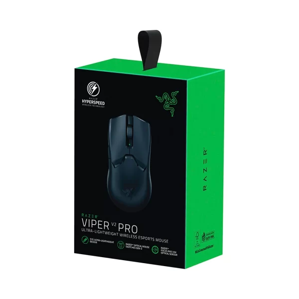 Razer Viper V2 Pro Ultra-lightweight, Ultra-fast Wireless Esports Mouse - Black - Image 7