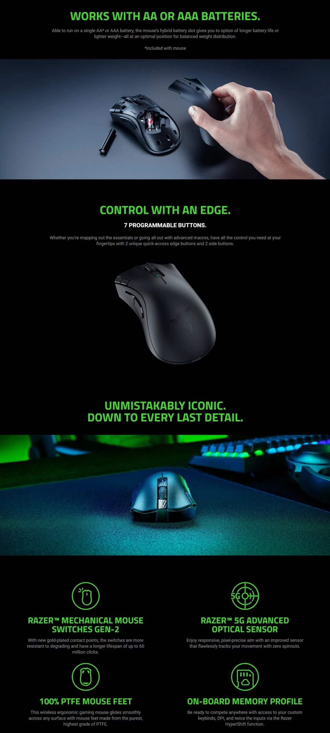 Razer DeathAdder V2 X HyperSpeed 6 scaled