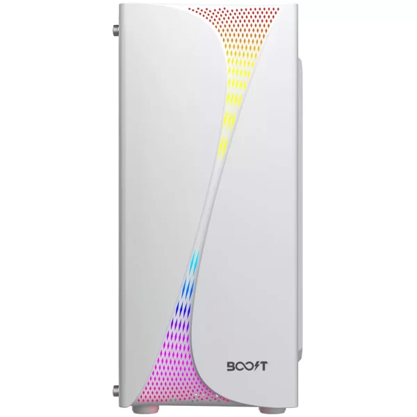 Boost Cheetah Pro RGB Mid-Tower ATX Case - White - Image 2