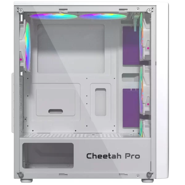 Boost Cheetah Pro RGB Mid-Tower ATX Case - White - Image 5