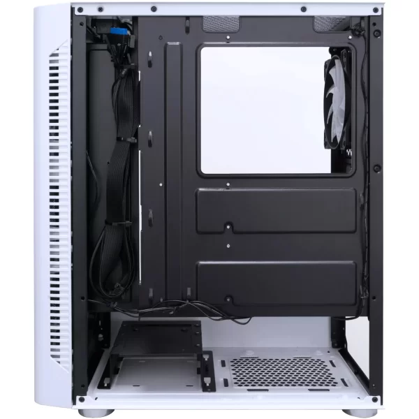 Boost Lion with 4 RGB Fan ATX Gaming Case - White - Image 5