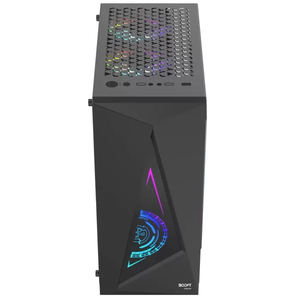 Boost Jaguar RGB Mid-Tower ATX Case - Black - Image 3